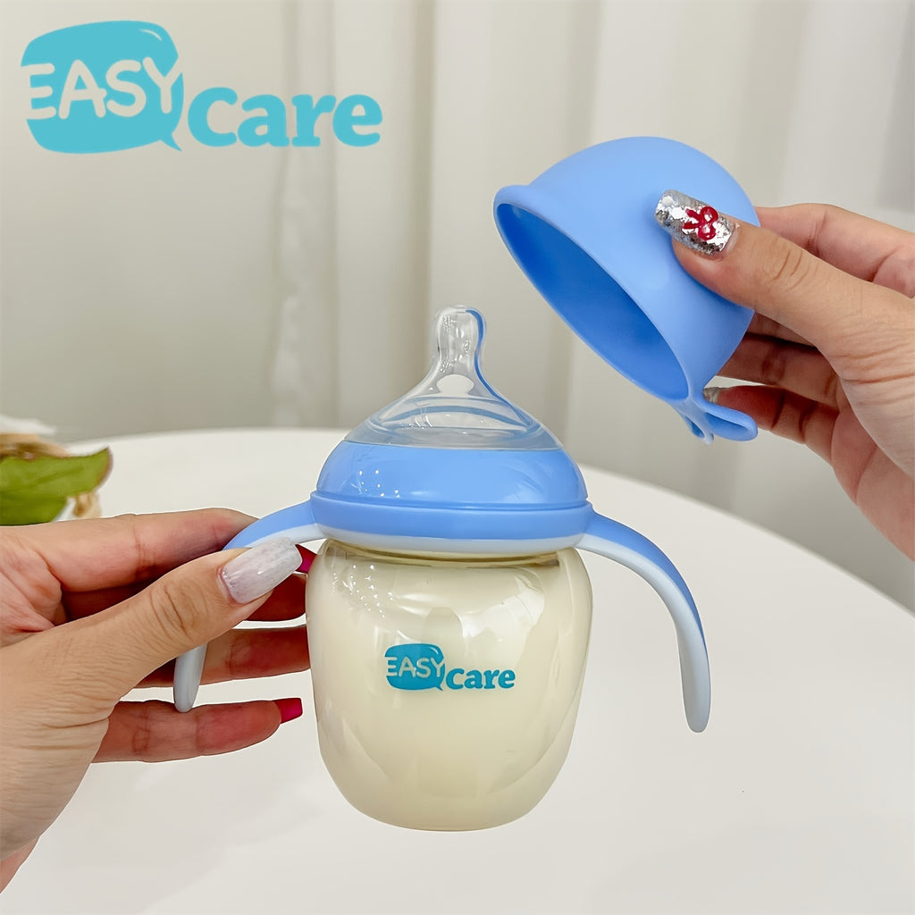 Set of 5 EASYCARE Baby Bottles with a Wide Opening, Suitable for Infants Aged 6-12 Months, 160Ml\u002F5.6Oz Made from Durable PPSU - Convenient, Easy to Hold And Clean Sippy And Straw Cups - Perfect for Baby Showers, Gender Reveal Parties
