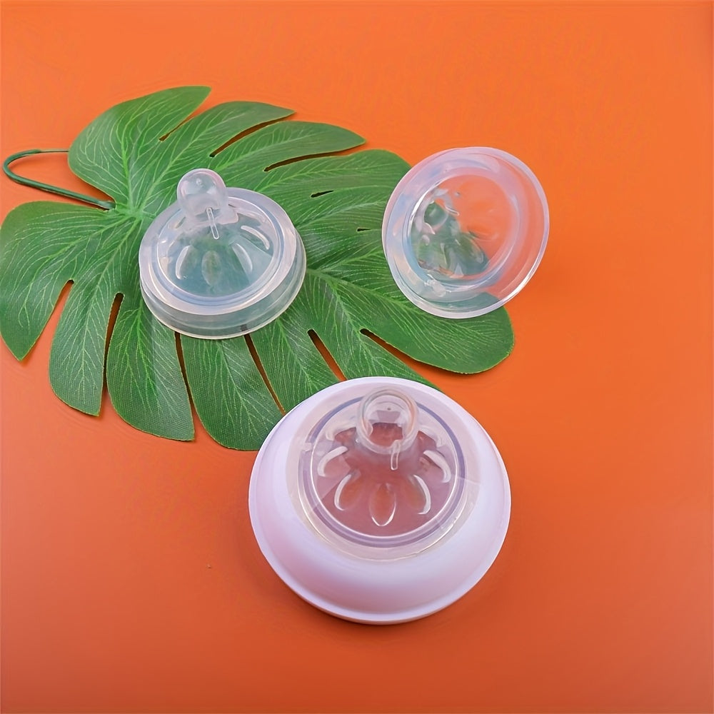 3\u002F4\u002F5pcs Silicone Wide-Mouth Soft Pacifiers for 3-6 Month Old Babies, Holiday Gift