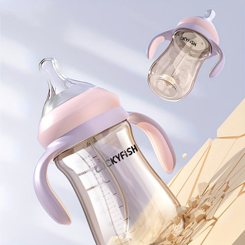 2pcs\u002F1pc Baby Feeding Bottle with Handle, PP Bottle for Infants And Toddlers for Water And Formula Milk