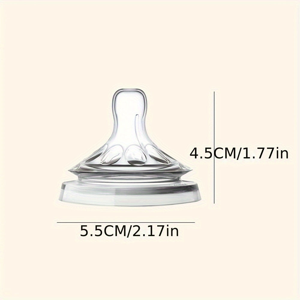 3\u002F4\u002F5pcs Silicone Wide-Mouth Soft Pacifiers for 3-6 Month Old Babies, Holiday Gift