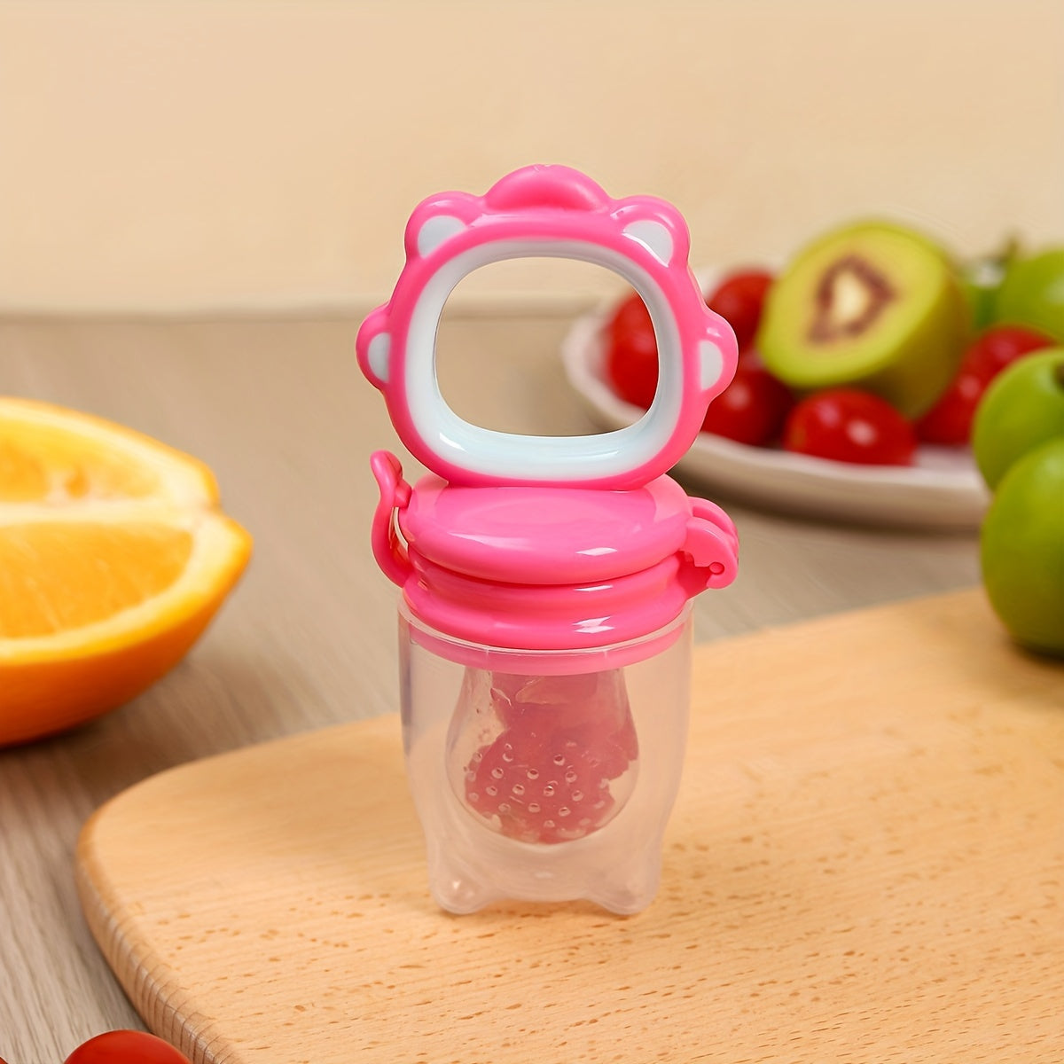 A Baby Silicone Bite Baby Eat Fruit Feeder Baby Fruit And Vegetable Food Grade Silicone Bite Bag Baby Pacifier Fruit And Vegetable Bite Bag Baby Feeder