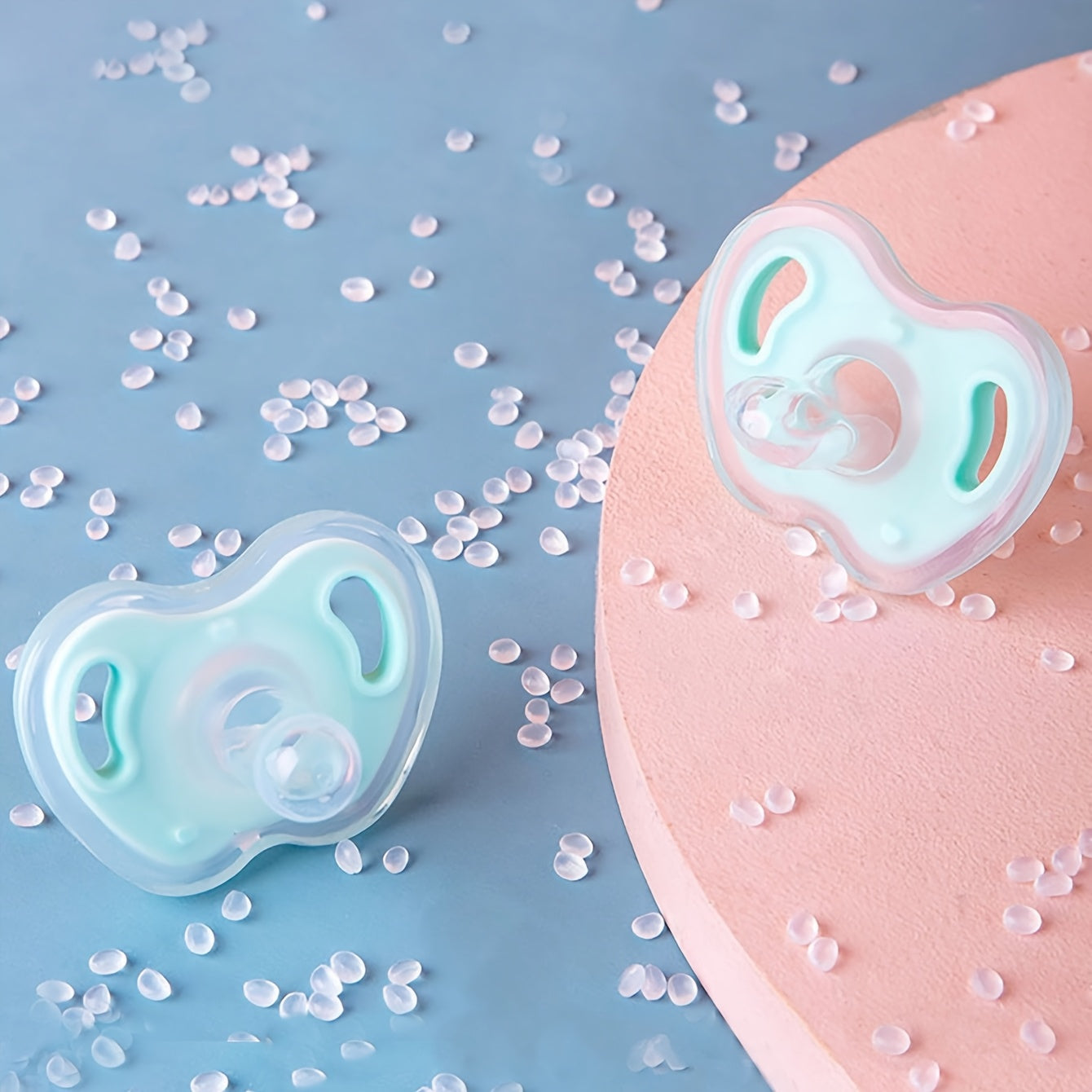Bpa-Free Soft Silicone Pacifier for Babies, Perfect Soothing for Infants, Great Gift for Baby Showers