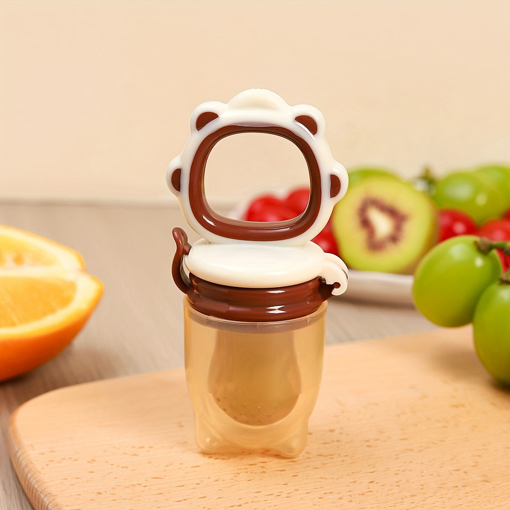 A Baby Silicone Bite Baby Eat Fruit Feeder Baby Fruit And Vegetable Food Grade Silicone Bite Bag Baby Pacifier Fruit And Vegetable Bite Bag Baby Feeder
