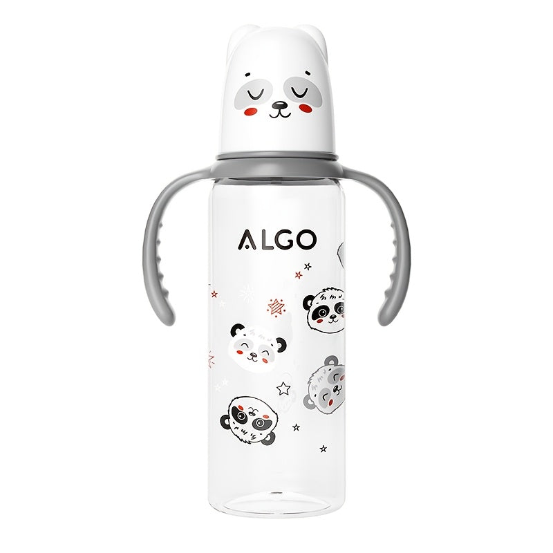 2pcs\u002F1pc 8.12oz polypropylene baby bottle with handle - leak proof standard caliber, durable PP material and nipple, ideal gift choice