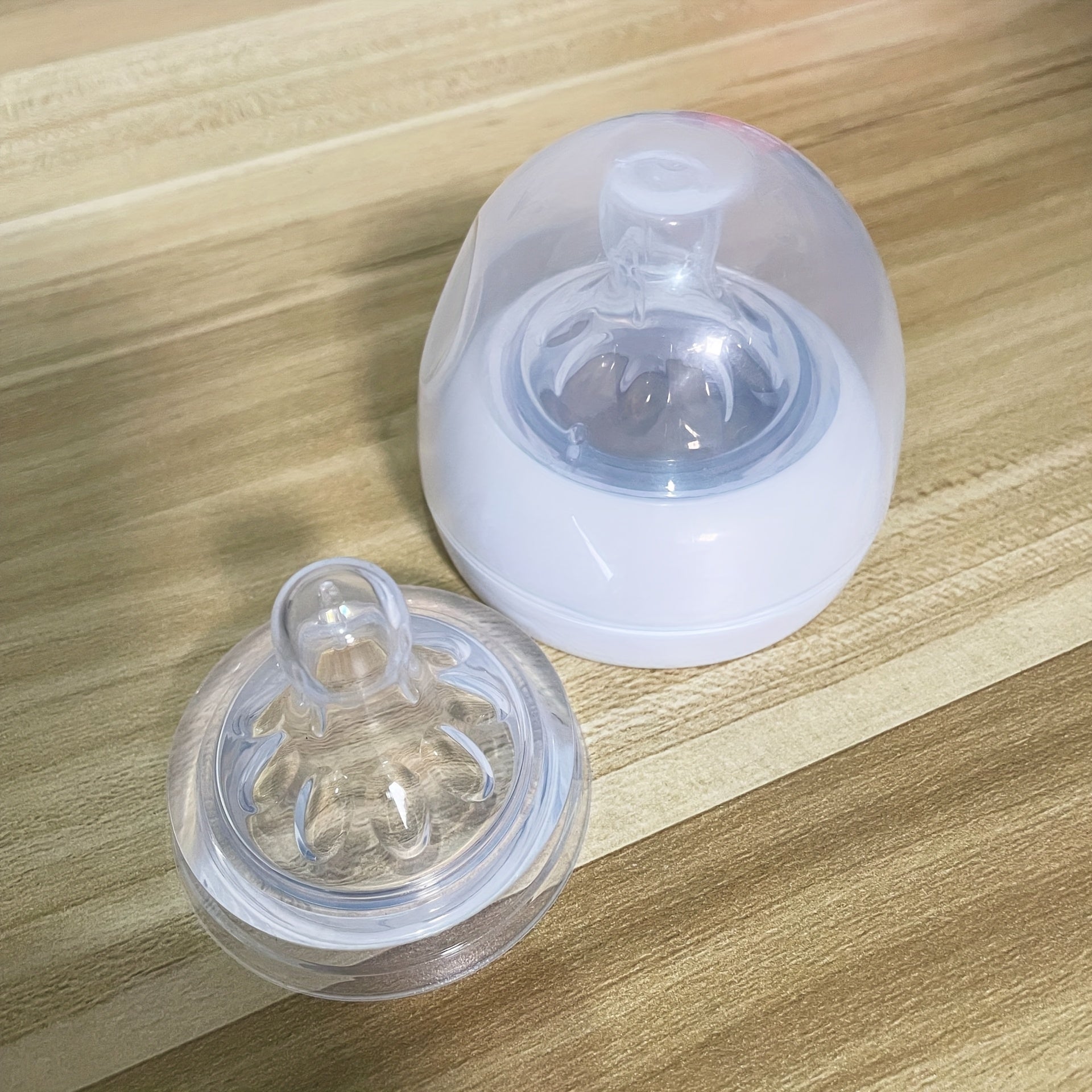 3\u002F4\u002F5pcs Silicone Wide-Mouth Soft Pacifiers for 3-6 Month Old Babies, Holiday Gift