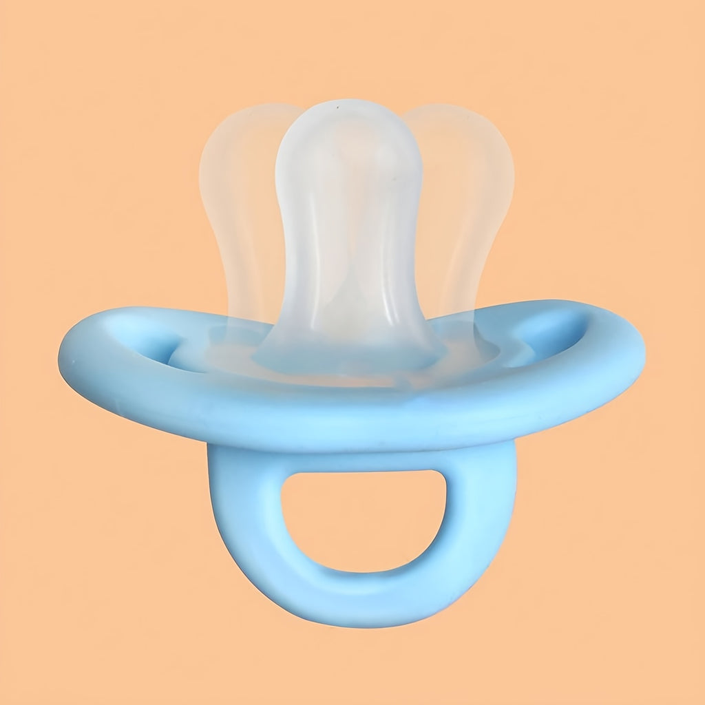 Soft Touch Silicone Baby Pacifier BPA-Free with Thumb Nipple, Newborn Soother, Baby Shower Gift