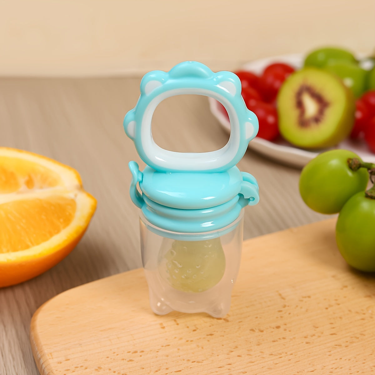 A Baby Silicone Bite Baby Eat Fruit Feeder Baby Fruit And Vegetable Food Grade Silicone Bite Bag Baby Pacifier Fruit And Vegetable Bite Bag Baby Feeder