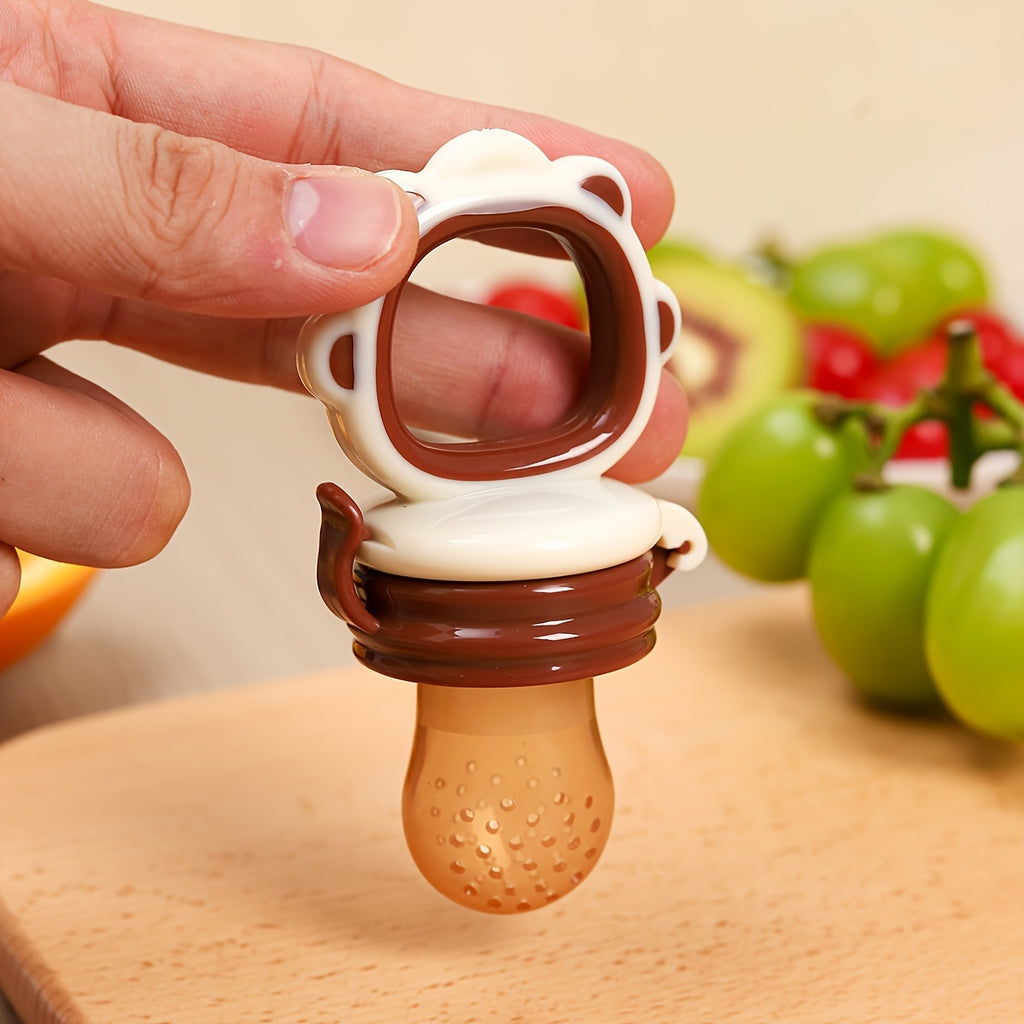A Baby Silicone Bite Baby Eat Fruit Feeder Baby Fruit And Vegetable Food Grade Silicone Bite Bag Baby Pacifier Fruit And Vegetable Bite Bag Baby Feeder