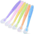 Zulay Kitchen Baby\u002FInfant Soft Silicone Spoon Set - 6 Pack