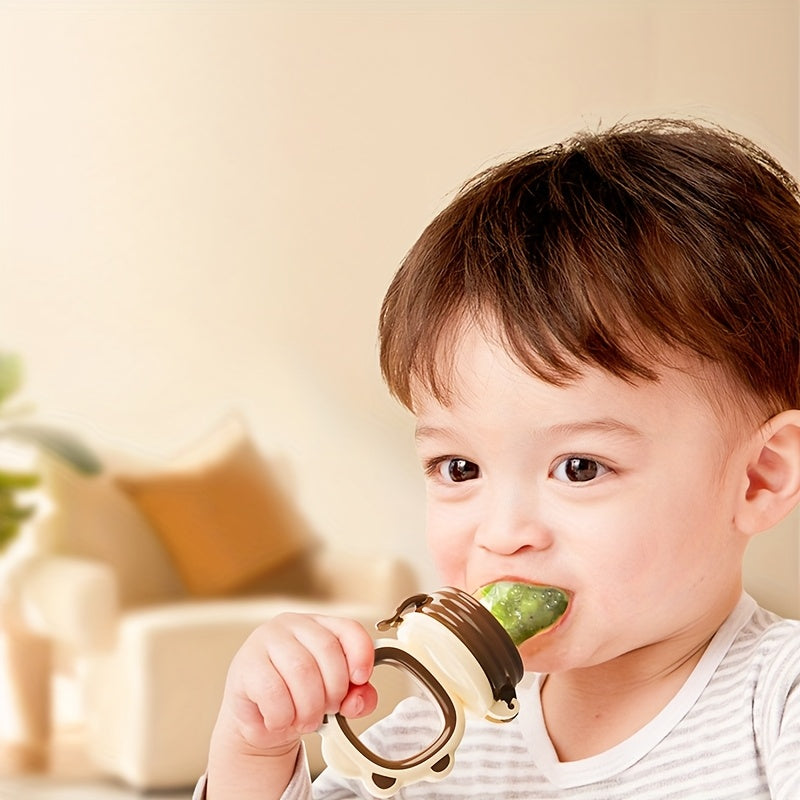 1 Silicone Baby Feeding Pacifier, Fruit & Vegetable Feeder, Silicone, for 0- Babies And Toddlers