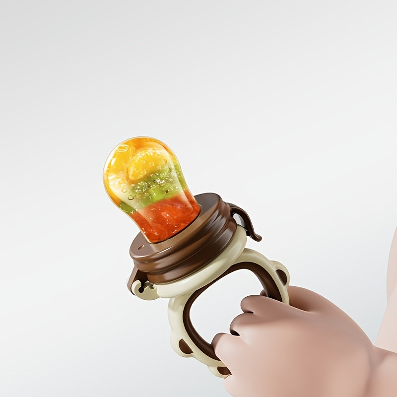 1 Silicone Baby Feeding Pacifier, Fruit & Vegetable Feeder, Silicone, for 0- Babies And Toddlers