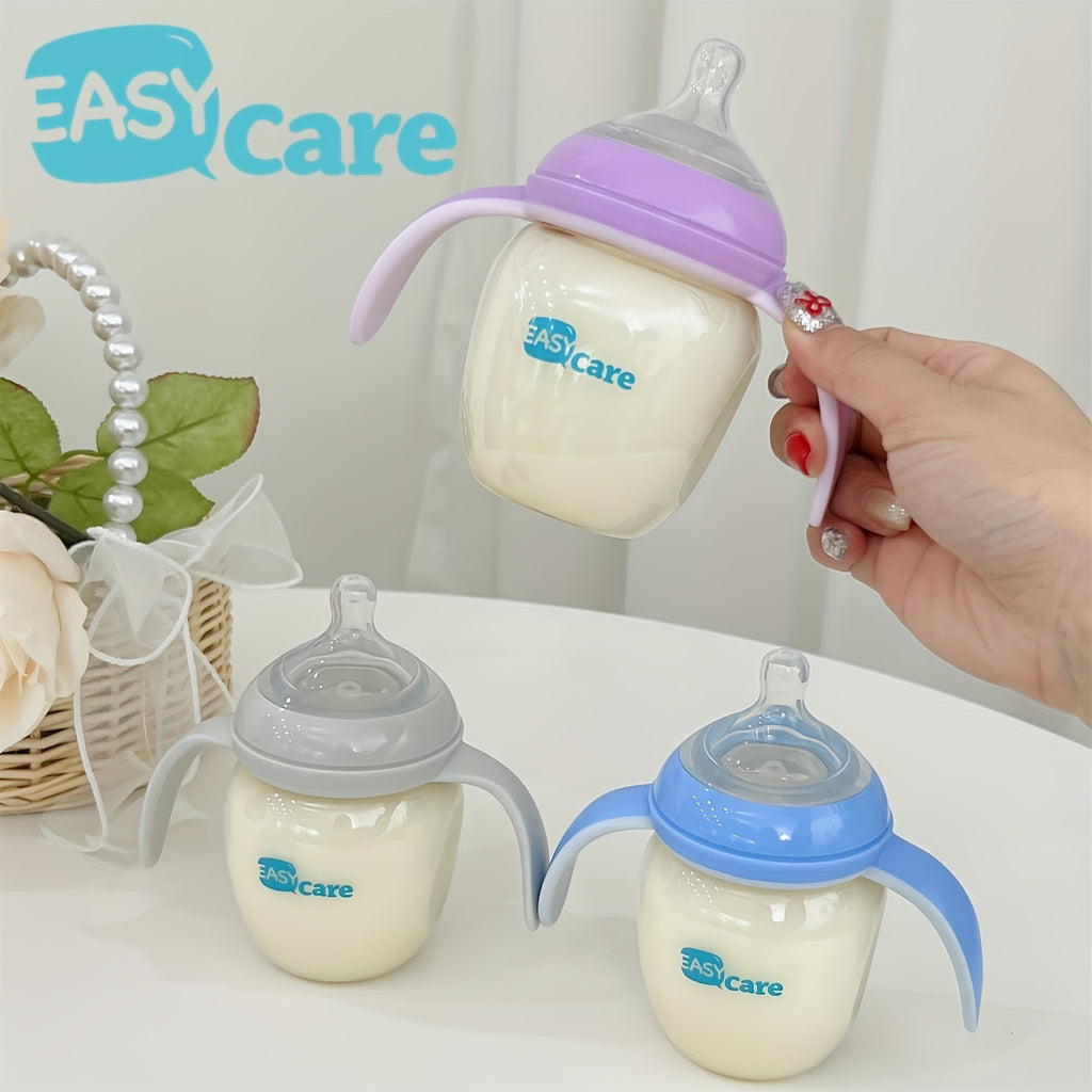 Set of 5 EASYCARE Baby Bottles with a Wide Opening, Suitable for Infants Aged 6-12 Months, 160Ml\u002F5.6Oz Made from Durable PPSU - Convenient, Easy to Hold And Clean Sippy And Straw Cups - Perfect for Baby Showers, Gender Reveal Parties