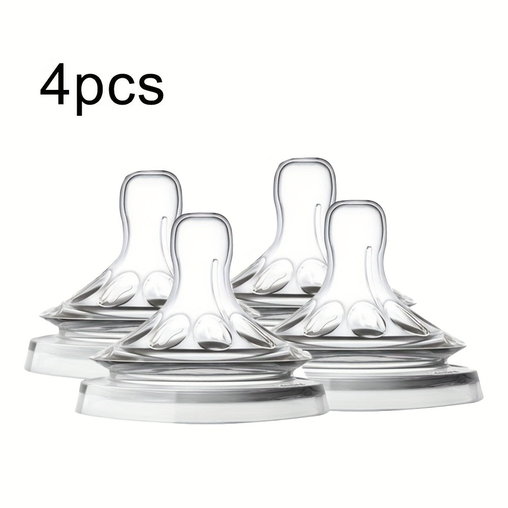 3\u002F4\u002F5pcs Silicone Wide-Mouth Soft Pacifiers for 3-6 Month Old Babies, Holiday Gift