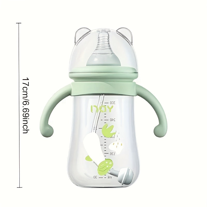 2pcs\u002F1pc Baby Feeding Bottle with Handle And Lid, Water\u002FMilk\u002FFormula Supplement Bottle for Infants Toddlers