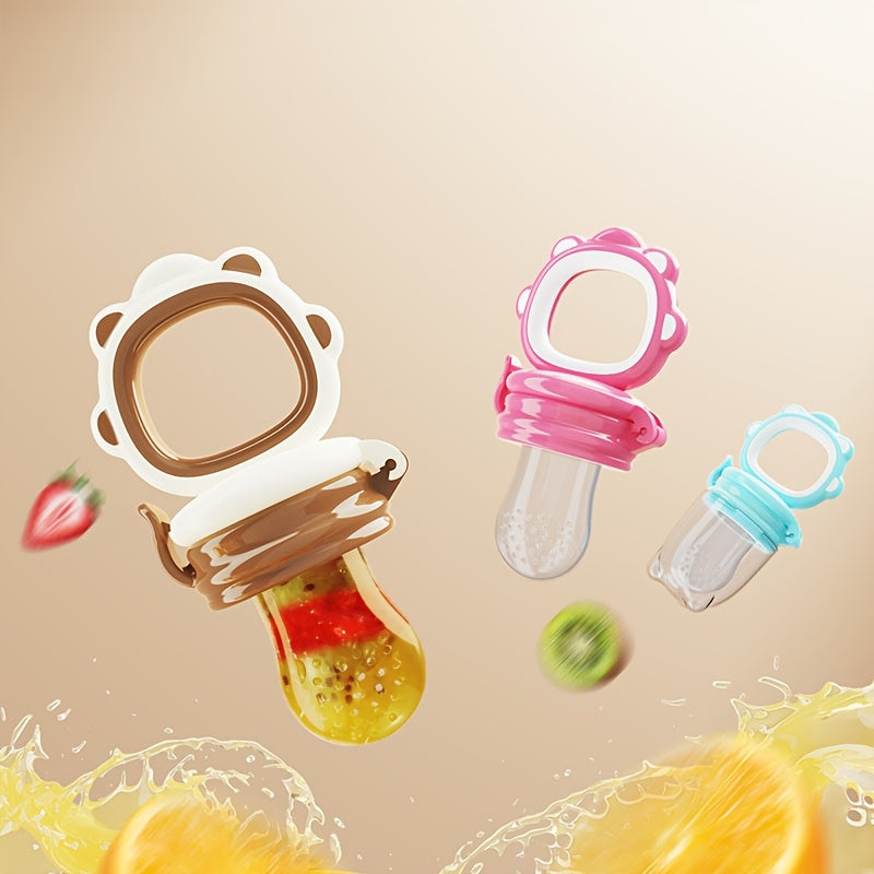 1 Silicone Baby Feeding Pacifier, Fruit & Vegetable Feeder, Silicone, for 0- Babies And Toddlers