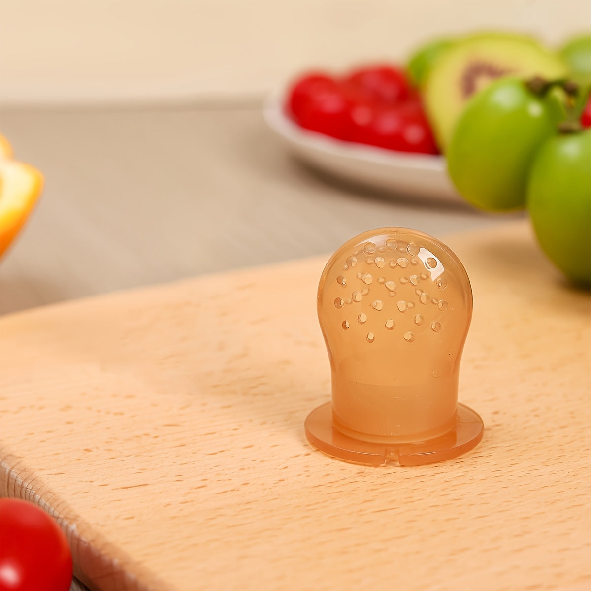 A Baby Silicone Bite Baby Eat Fruit Feeder Baby Fruit And Vegetable Food Grade Silicone Bite Bag Baby Pacifier Fruit And Vegetable Bite Bag Baby Feeder