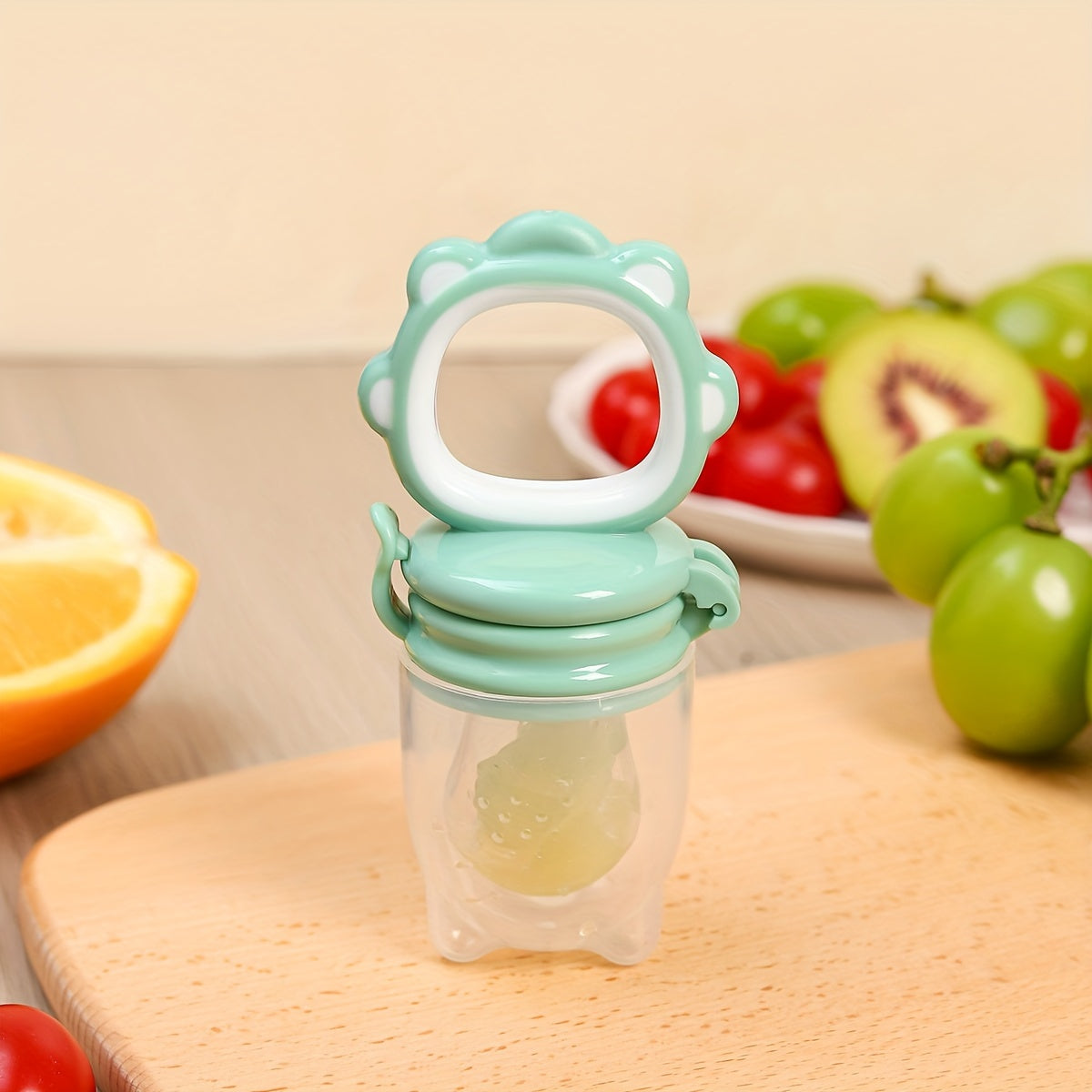 A Baby Silicone Bite Baby Eat Fruit Feeder Baby Fruit And Vegetable Food Grade Silicone Bite Bag Baby Pacifier Fruit And Vegetable Bite Bag Baby Feeder