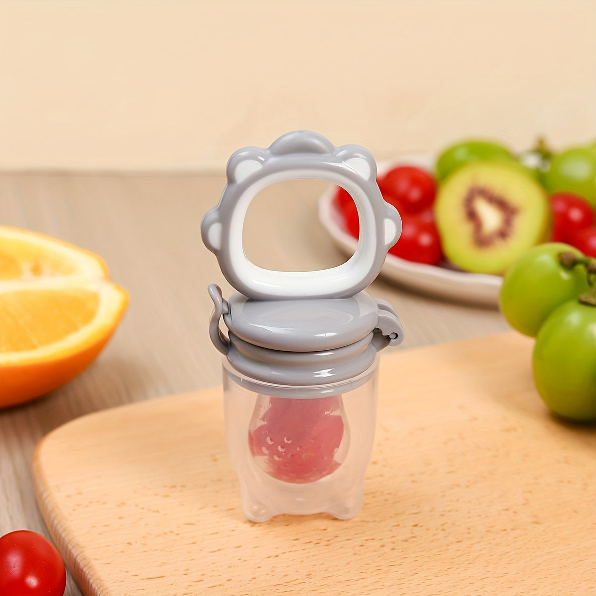 A Baby Silicone Bite Baby Eat Fruit Feeder Baby Fruit And Vegetable Food Grade Silicone Bite Bag Baby Pacifier Fruit And Vegetable Bite Bag Baby Feeder